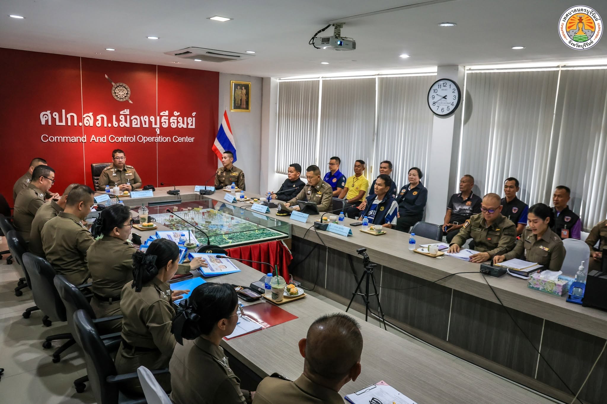 ร่วมต้อนรับและประชุมคณะกรรมการตรวจประเมินโครงการสร้างเครือข่ายการมีส่วนร่วมของประชาชนในการแก้ไขปัญหาความเดือดร้อนของประชาชนในระดับสถานีตำรวจ ประจำปีงบประมาณ พ.ศ.2569