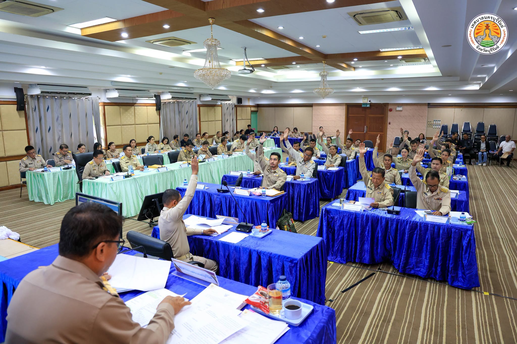 การประชุมสภาเทศบาลนครบุรีรัมย์ สมัยวิสามัญ สมัยที่ 2 ประจำปี พ.ศ. 2569 วันพุธ 1 กรกฎาคม 2569