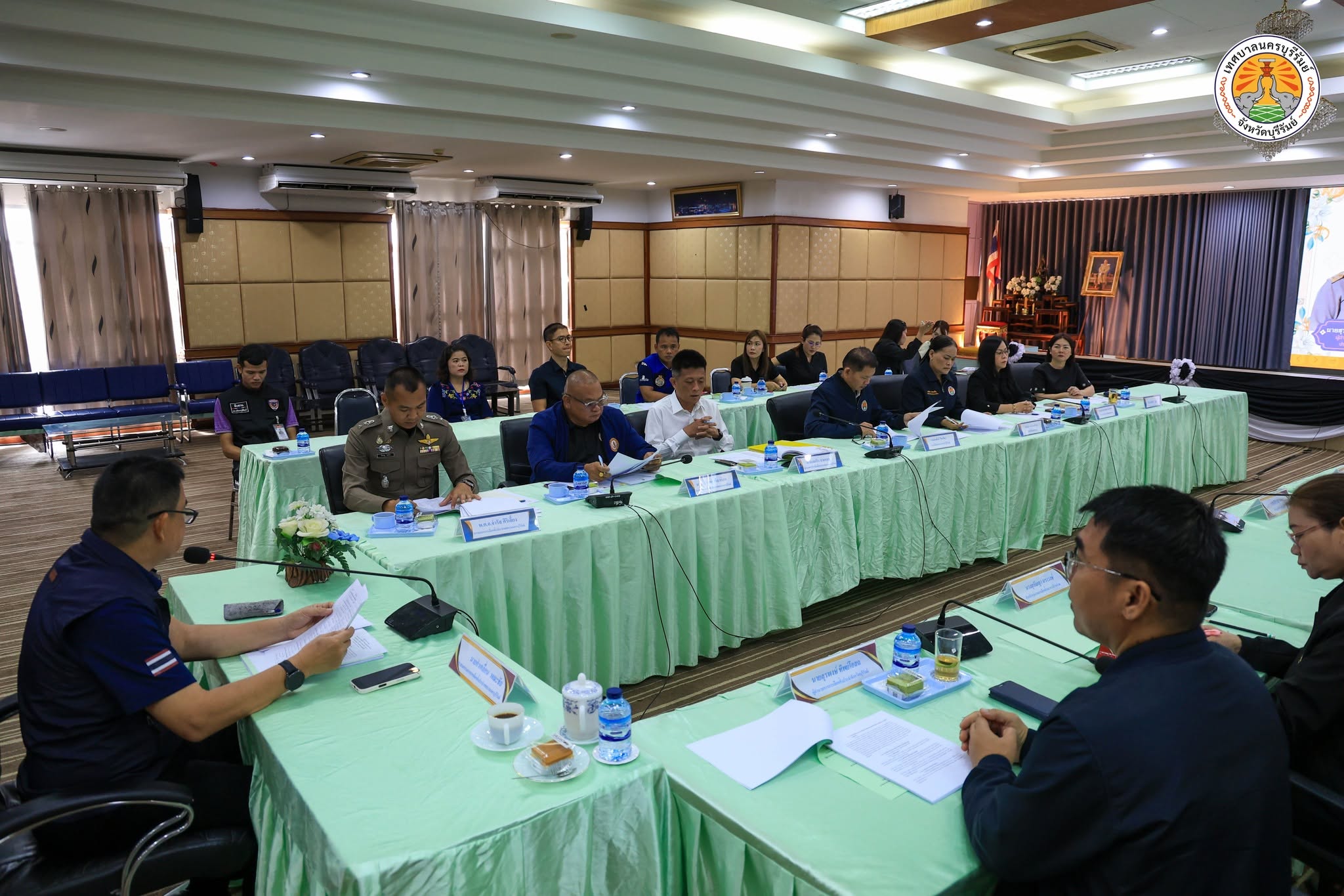 ประชุมชี้แจงแนวทางปฏิบัติการเลือกตั้งสมาชิกสภาเทศบาลนครบุรีรัมย์ เขตเลือกตั้งที่ 4 กรณีแทนตำแหน่งที่ว่าง
