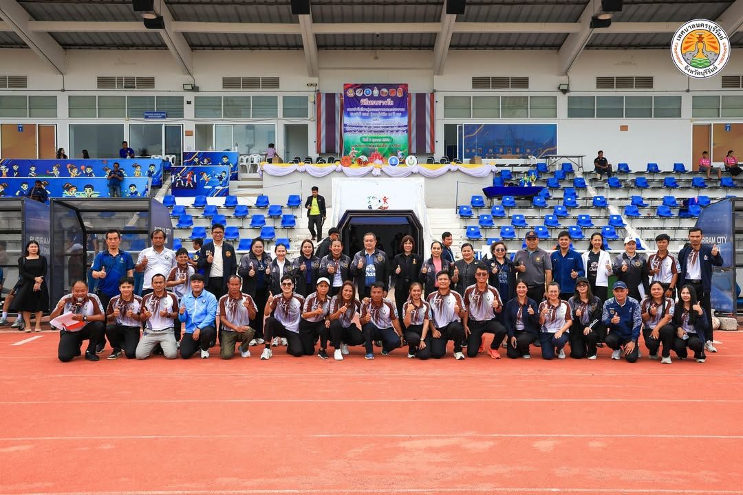 รองนายกเทศมนตรีนครบุรีรัมย์ร่วมพิธีปิดการแข่งขันมหกรรมกีฬานักเรียน/นักศึกษา ประจำจังหวัดและอำเภอ ประจำปี 2569 ภาพที่ 4