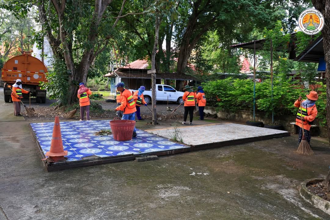 เทศบาลนครบุรีรัมย์จัดเตรียมสถานที่วนอุทยานภูเขาไฟกระโดง รองรับงานประเพณีกวนข้าวทิพย์ – ตักบาตรเทโวโรหณะ ภาพที่ 11